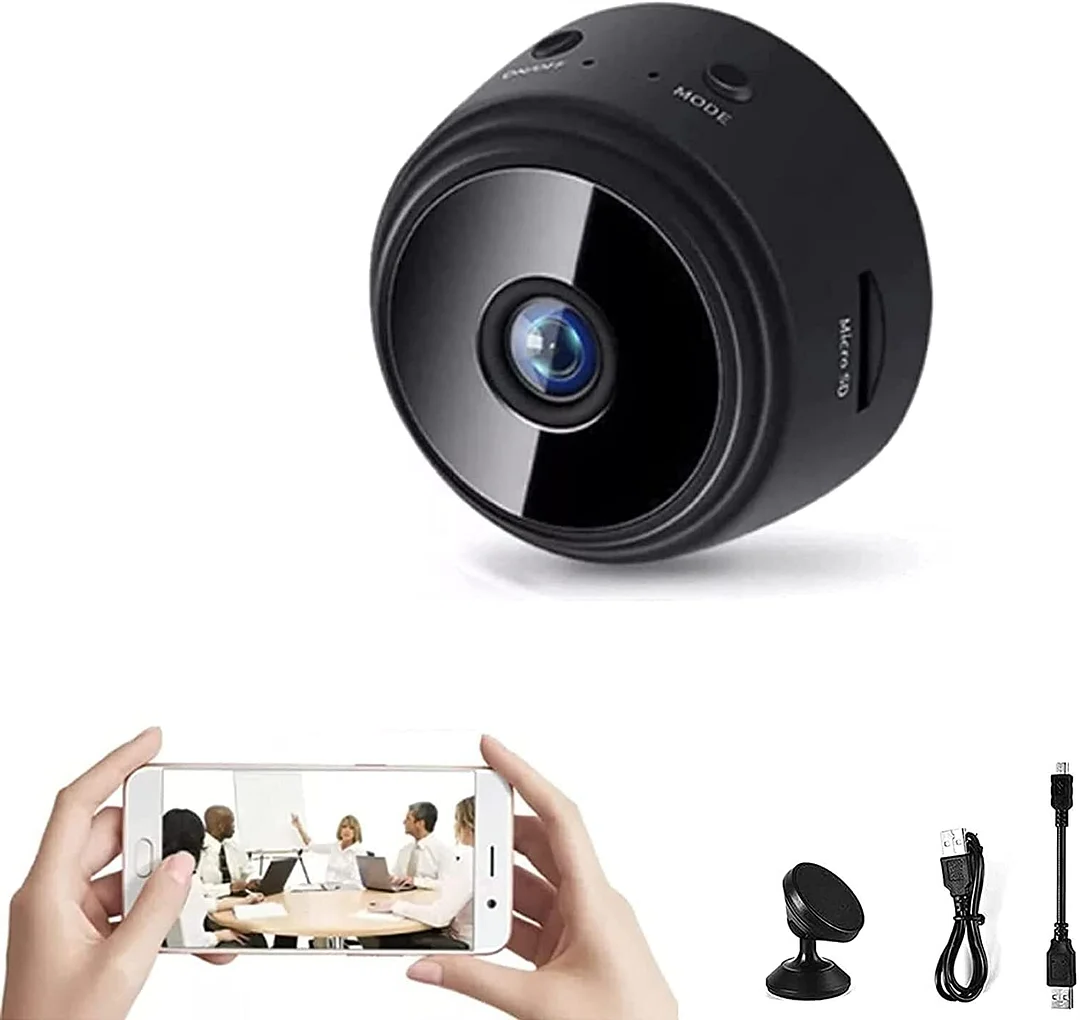 1080p Magnetic WiFi Mini Camera - Ultra-Compact Wireless HD Surveillance