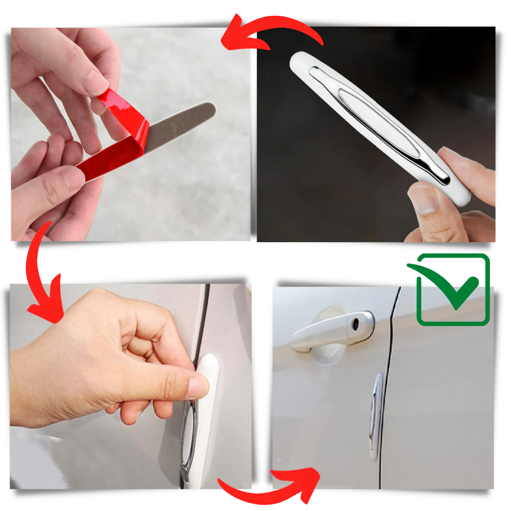 4-Pack Car Door Edge Protection Strips
