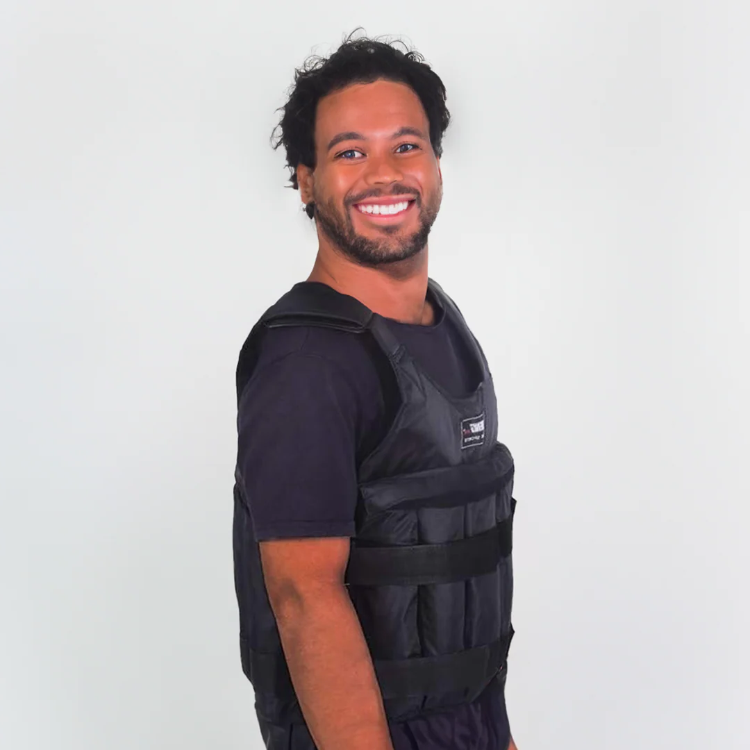 110-Pound Adjustable Weighted Vest for Strength Training