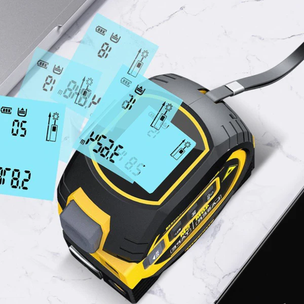 3-in-1 Infrared Laser Tape - Precision Measuring Tool