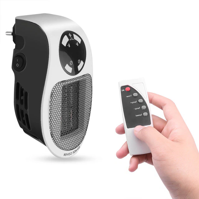 Compact 500W Portable Electric Heater for Quick, Efficient Warmth