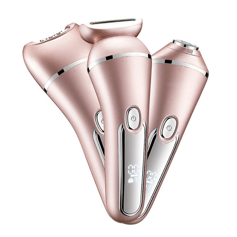 3-in-1 Waterproof Electric Shaver for Women - Smooth, Precise Shaving