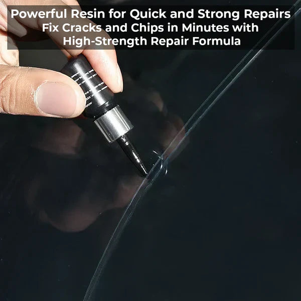 5-Pack Glass Repair Fluid – Fast-Acting Sealant for Cracks and Chips