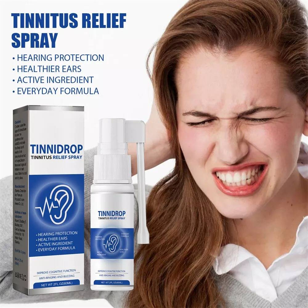 2-Pack Tinnitus Relief Ear Drops for Ringing Ears