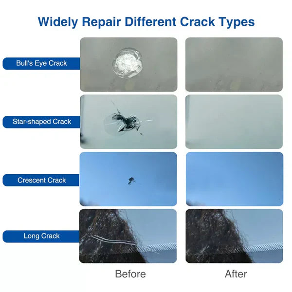 5-Pack Glass Repair Fluid – Fast-Acting Sealant for Cracks and Chips