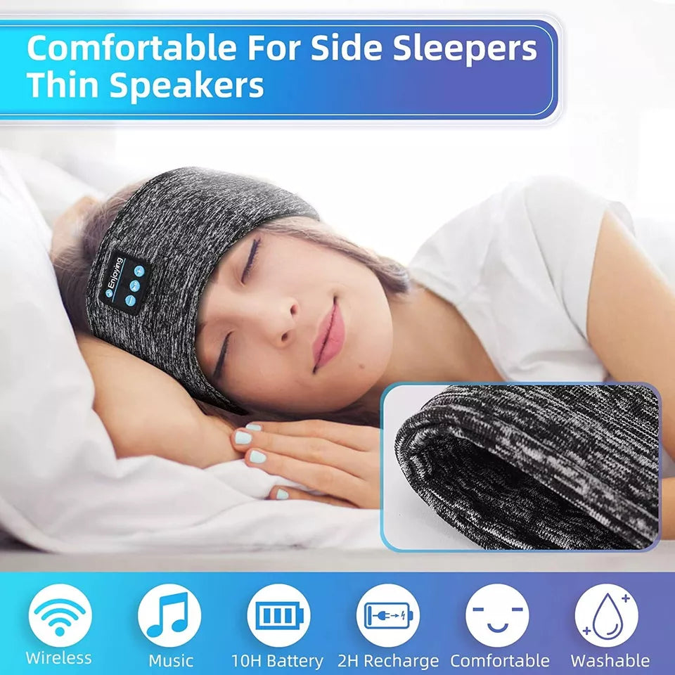 2-in-1 Wireless Sleeping Headphones Headband for Sleep, Workouts, and Jogging